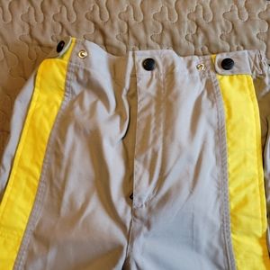 Harley-Davidson 🌧️ Gray and Yellow Motorcycle Rain Pants